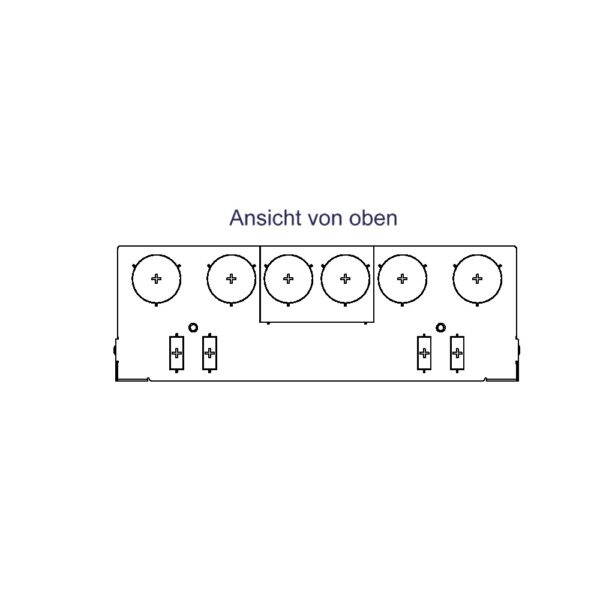 Produktbild WAD 146 600  -  Wandauslass WAD Gehäuse Typ 46 für Steckdoseneinsatz vertikal
